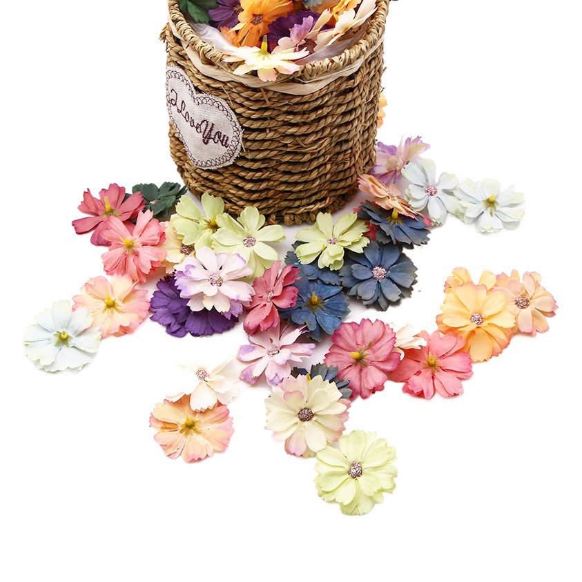 Xingyu flor DIY simulación de seda cabeza de la flor de la boda decoración del hogar flor de la pared corsage decoración tocado Accesorios