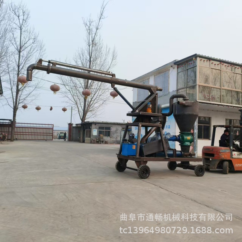 粮食装车气力输送机 玉米大豆颗粒负压输送机 码头卸船吸粮机设备