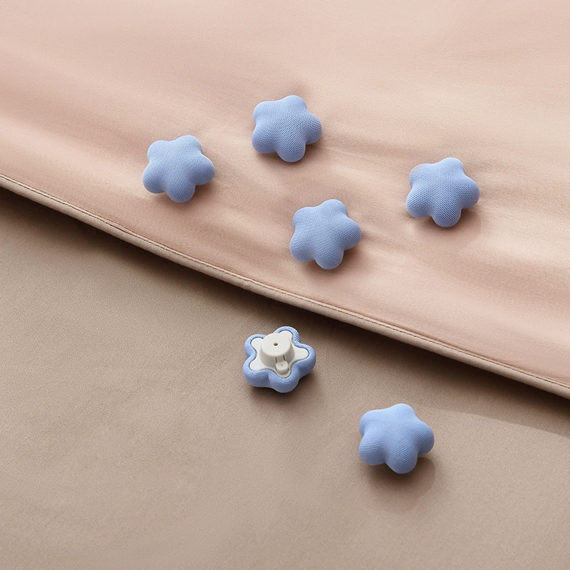 Безшовные фиксаторы одеяла Quilt Fixator, мягкий каучуковый дизайн в виде цветка с цветением, без следов крепления