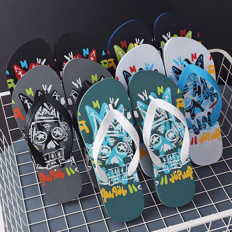 Men's trendy flip-flops, versatile and stylish, outdoor Korean-style couple sandals, new summer beach sandals for men