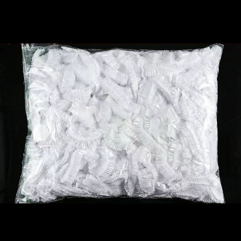 Disposable food grade stretch film covers, 500 pieces, for leftover food in the refrigerator, home use thickened disposable PE stretch film bags, 100 pieces. - 7