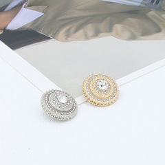 Youdu STUDIO Light Luxury Metal Diamond Button Golden Women's Top Shetland Wool Cardigan Button Niche