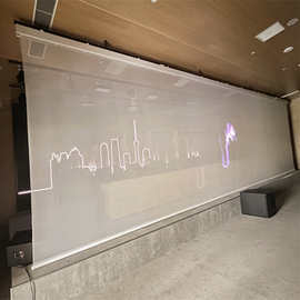 全息投影纱幕水平开合电动舞台3D卷帘设备画框升降电动升降幕布