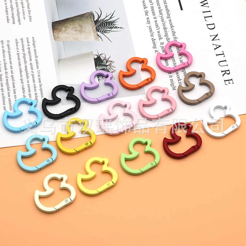 Colorful painted spring buckle love candy color spring coil opening…