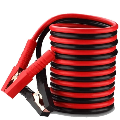 Jump Starter Cables, and — Car on the line of fire