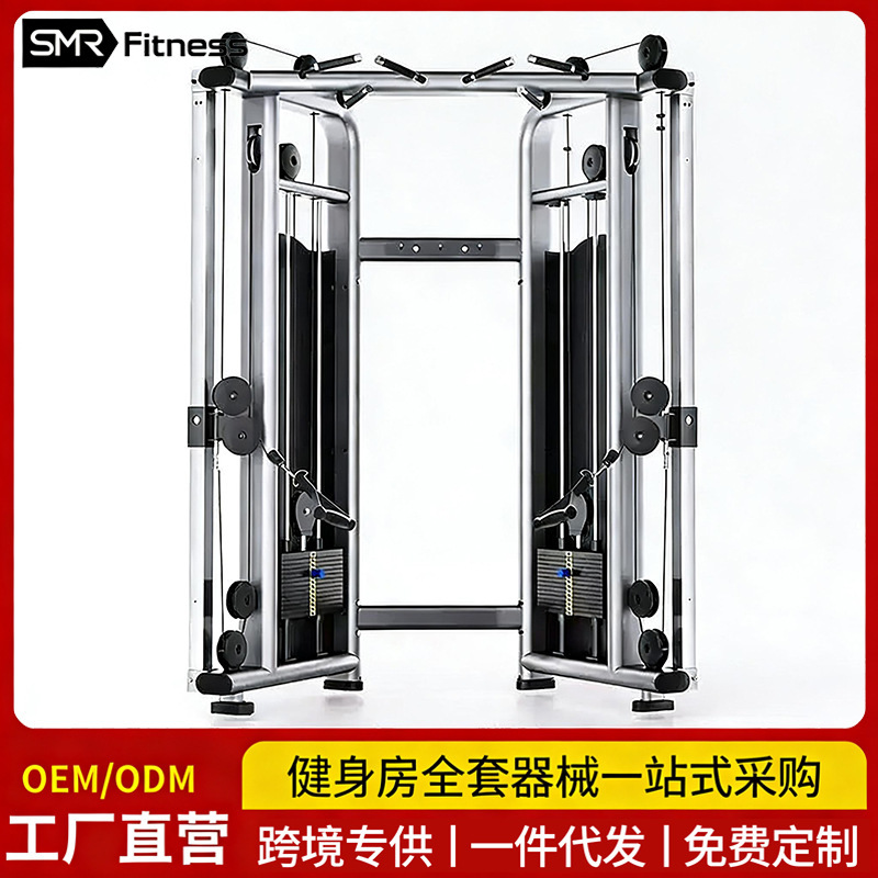 Commercial Small Bird Gantry Comprehensive Trainer Cross Chest Double Arm Machine Multi-Functional Squat Rack Fitness Equipment