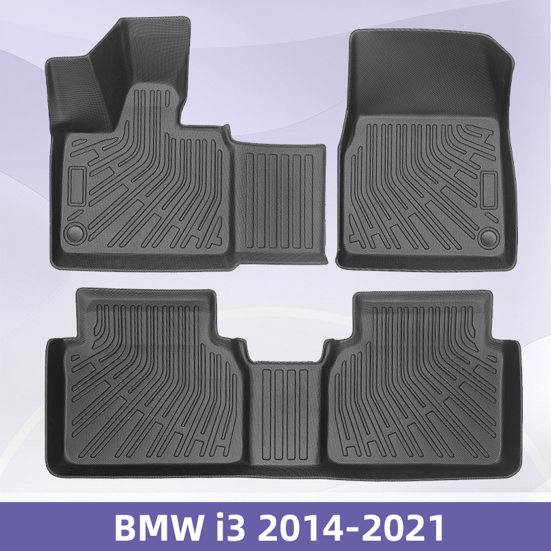 Aplicable a BMW i3 2014 - 2021 TPE Foot Pad 3D todo el tiempo Material Backpack Cojín de piso