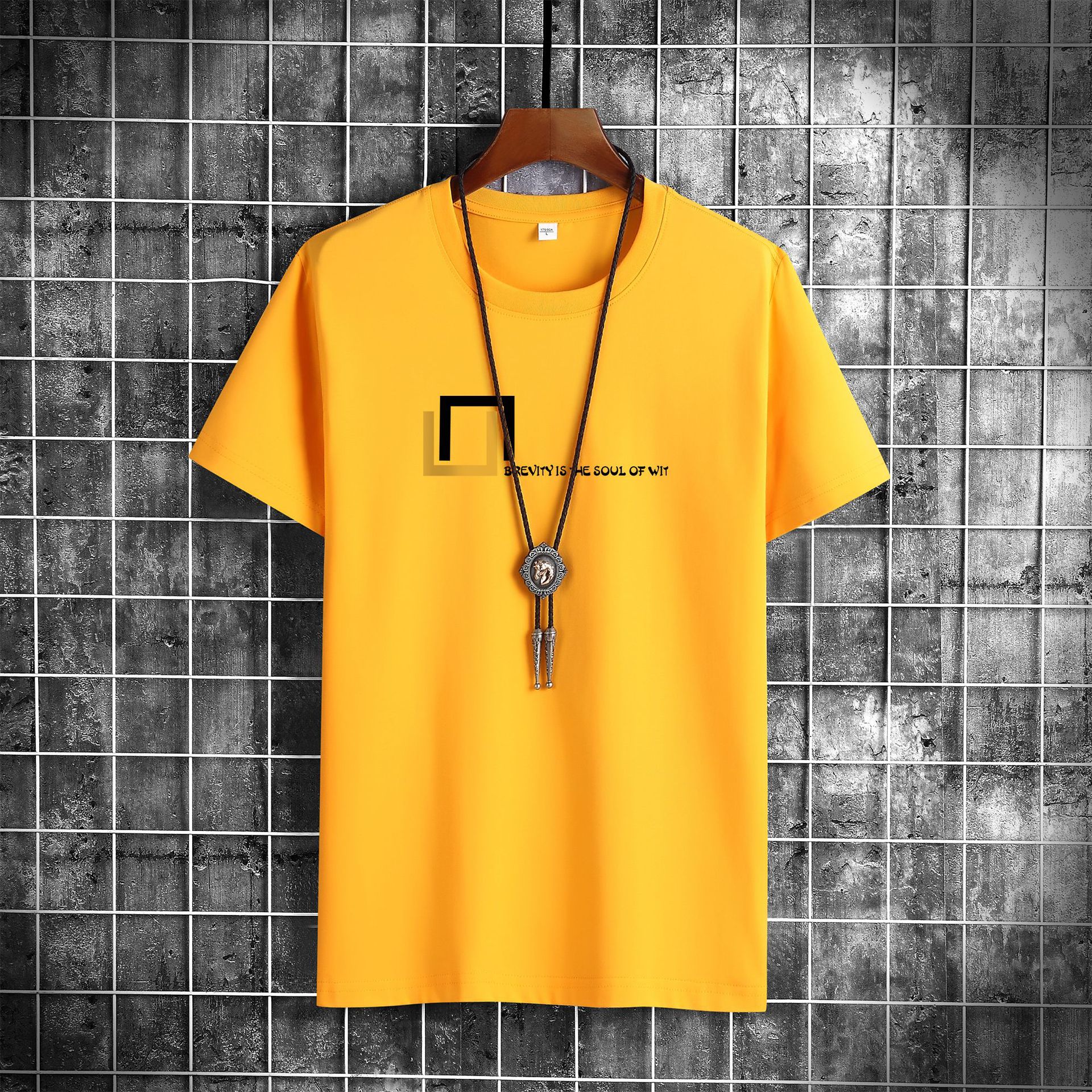 man Short sleeved T-shirt new pattern Combed T-shirt T-shirts Trend half sleeve student Easy Base coat live broadcast