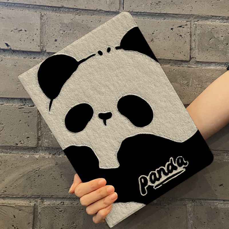 Cute Panda Protective Case for 9Th/10Th Generation Tablet, Full Cover Mini6 Case, Air6/5 Book-Style Case, Pro12.9/13