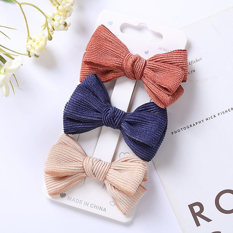 Children's solid color hair accessory