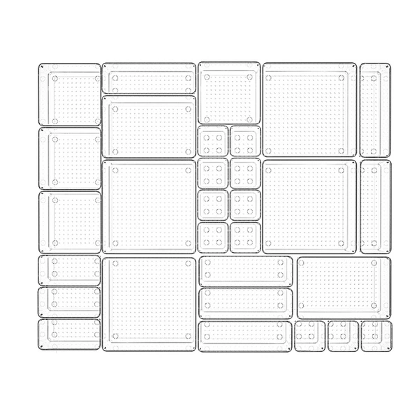 Transparent [30-piece set]
