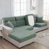 Pine cypress green-corn velvet sofa