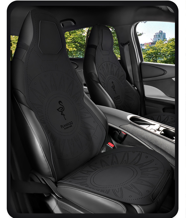 Lynk & Co 08EMP Suede Seat Cushion Flamingo Car Seat Cushion Summer Breathable Foreign Trade Amazon Independent Station