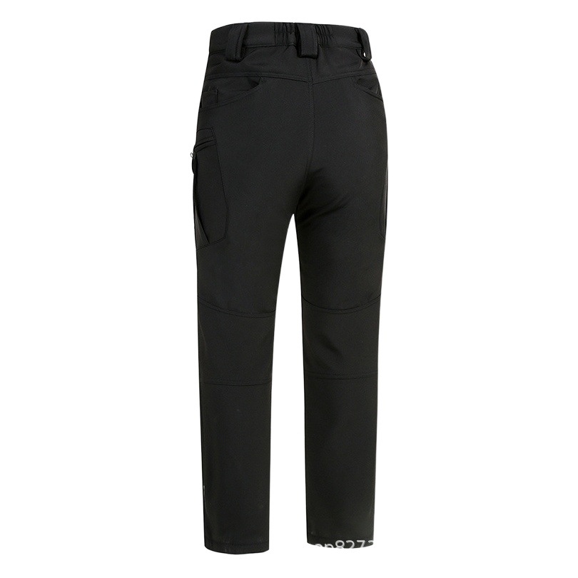 Factory wholesale cross-border X7 soft shell plus velvet outdoor leisure sports mountaineering ski tooling men's charge tactical pants