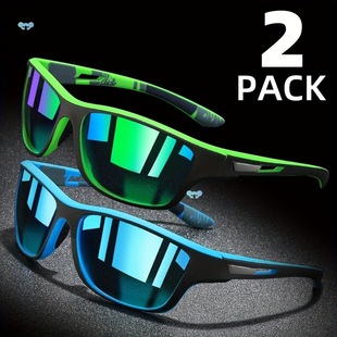 1Pc/2Pcs Polarized Sports Glasses with Protection Wrap Cross-Border