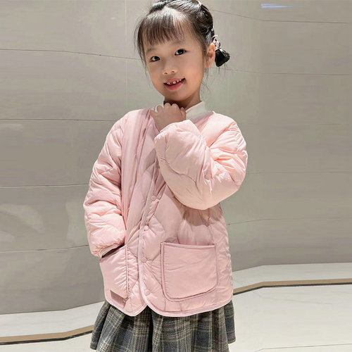  new children's clothing cloud light and light down jacket with ultra-light down jacket liner 90 velvet 100-150