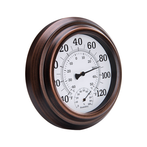 Sanyin 20CM large dial temperature and humidity meter high-precision retro home baby thermometer hygrometer office can be hung