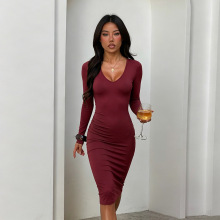 YL26253�ƺ�ɫ����ŷ����2026�¿���V���������Ը����������г�ȹ