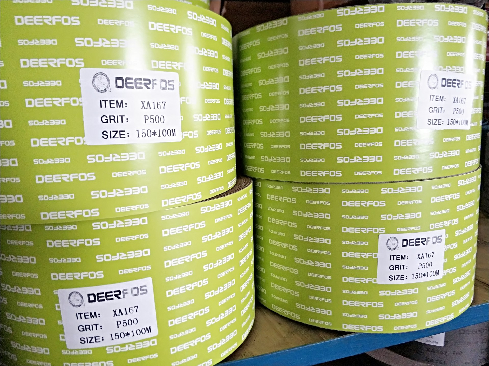 韩国鹿牌砂皮XA167砂布卷磨毛砂纸磨毛砂布皮革磨毛砂皮进口砂纸