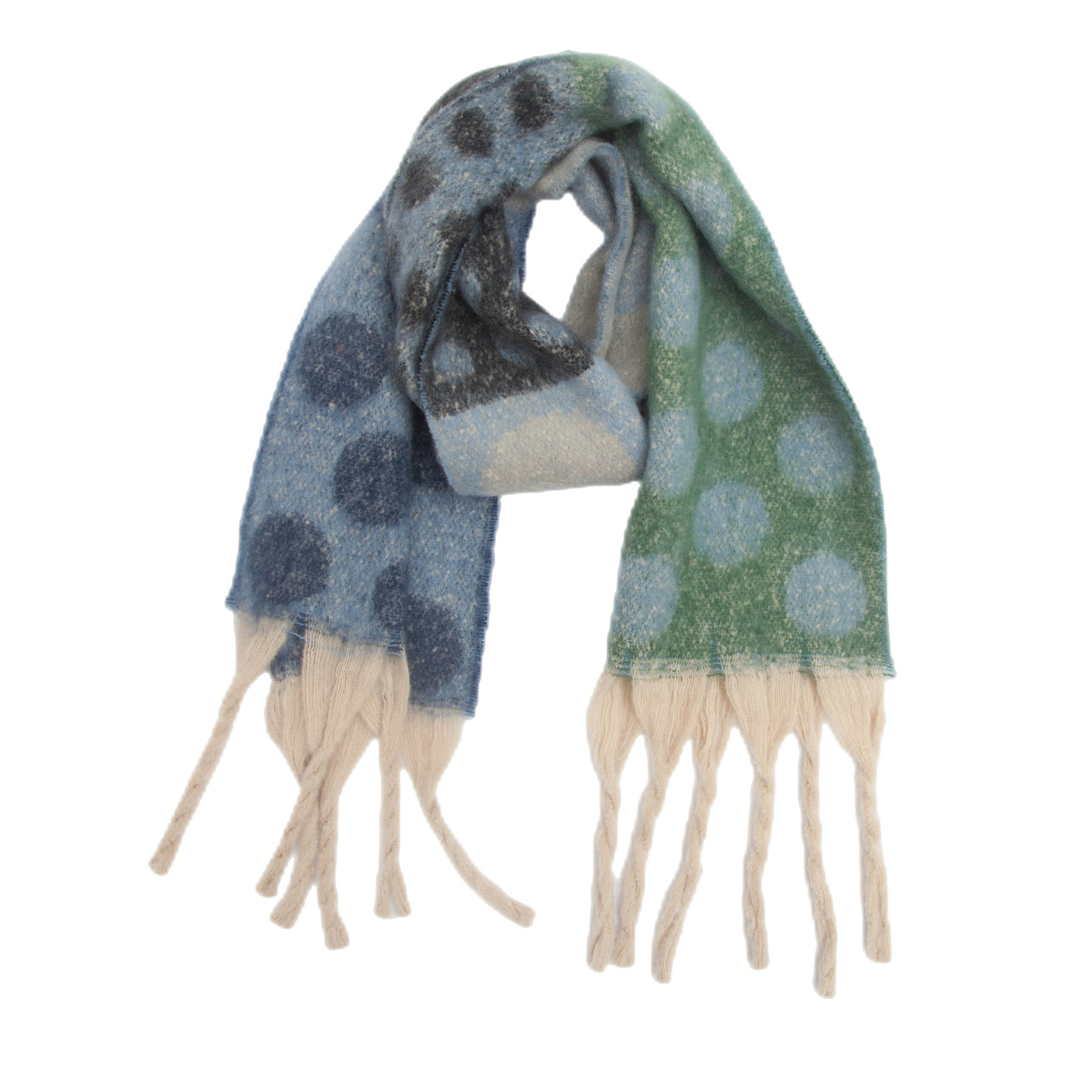 Women's Gender Elegant Style Women's Elegant Color Block Polyester Scarf