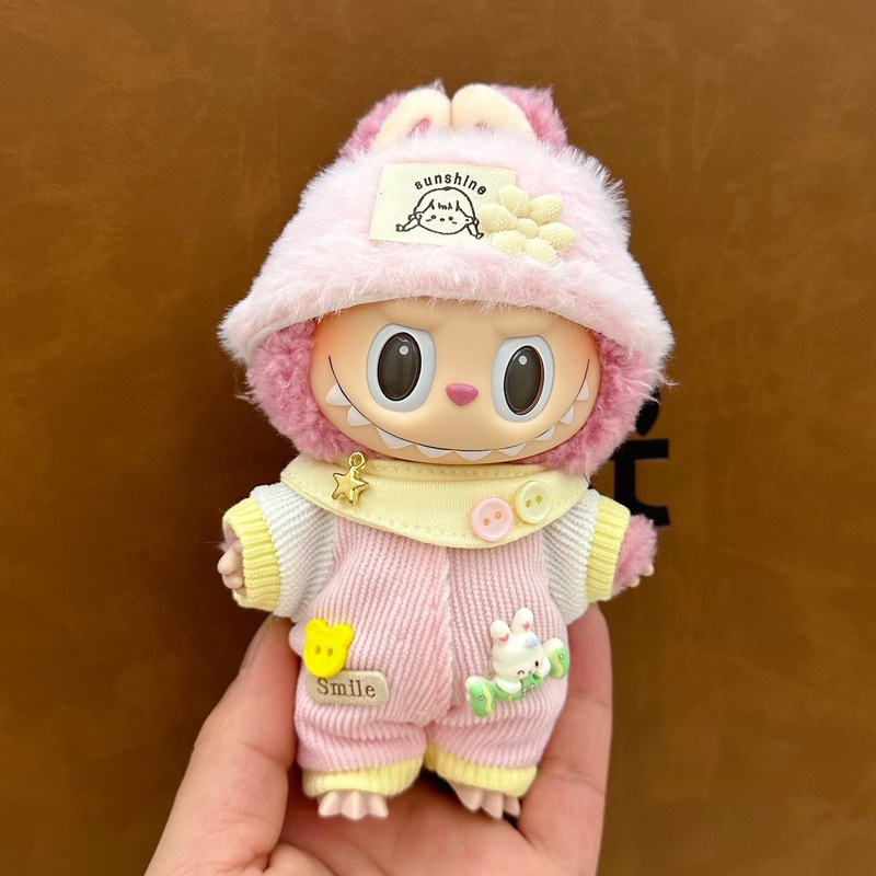 ソースメーカー卸売ラブブ人形服 17 センチメートルラブブブラインドボックスペンダント第一世代と第二世代のビニールぬいぐるみ|undefined