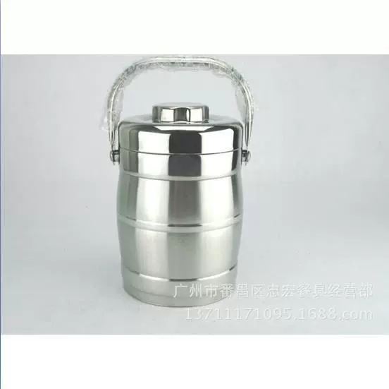 Оптовая поставка вакуумной кофейной банки из нержавеющей стали 3.8 L 6.5 L барабанного типа трехслойная, многоразовая, прямые продажи производителей