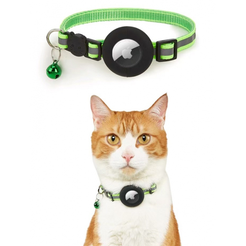 Spot 24h cabello collar de gato anti-pérdida transfronterizo para Apple airtag tracker gato collar joyería silicona
