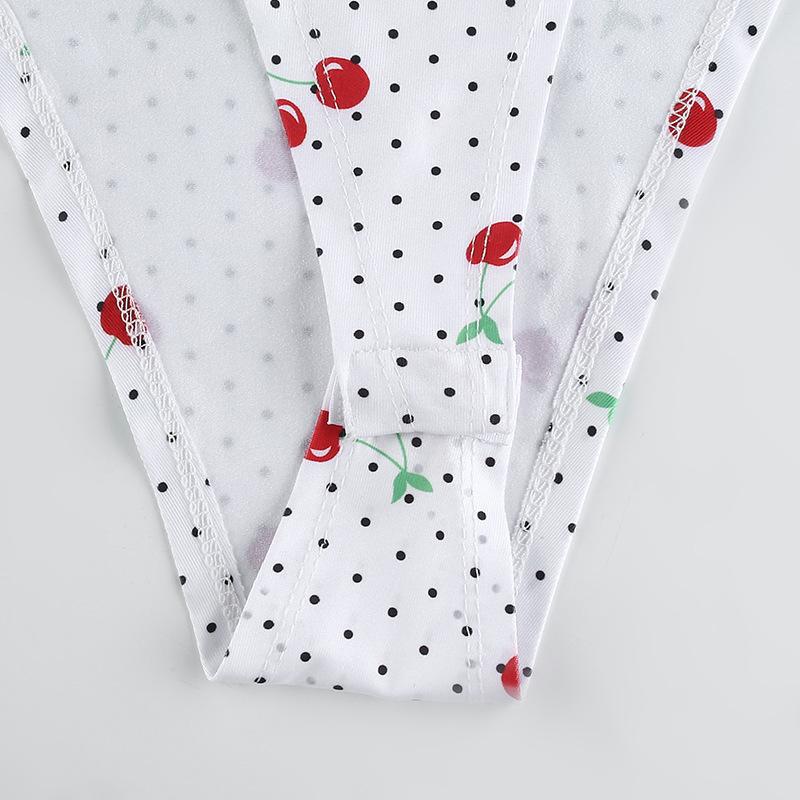 summer new cherry print top NSXZY47817