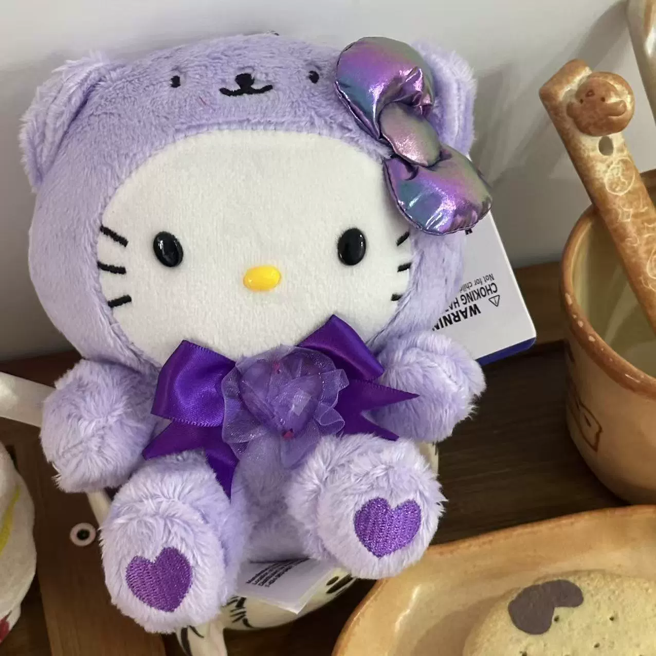 Плюшевая подвеска-брелок для ключей (Hello Kitty) симпатичная кукла, мягкая мини-плюша 10+ вариантов дизайна, подарок 0.038 кг