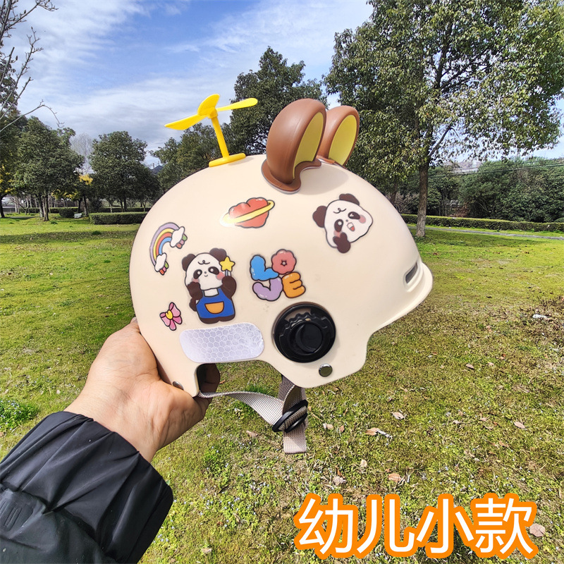 7-15 years old 3C certified motorcycle helmet Boys and Girls cute summer Four Seasons universal electric car helmet half helmet