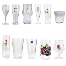 logo品牌啤酒杯玻璃水杯迷失海岸督威芙力大星白熊酒吧野格烈酒杯