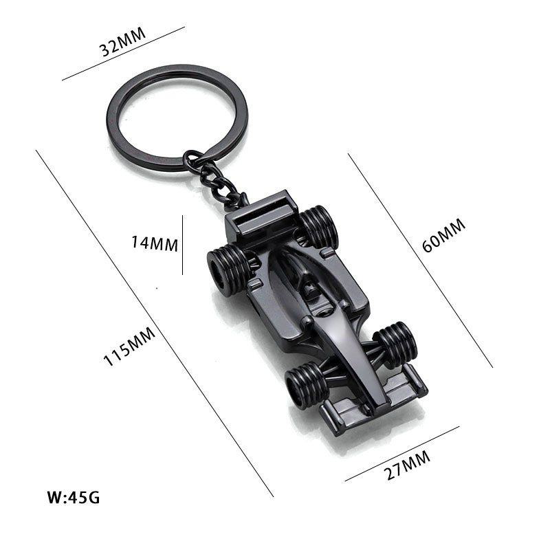 Llavero de carreras de F1 creativo colgante pequeño regalo club de carreras recuerdos se puede personalizar con láser LOGO