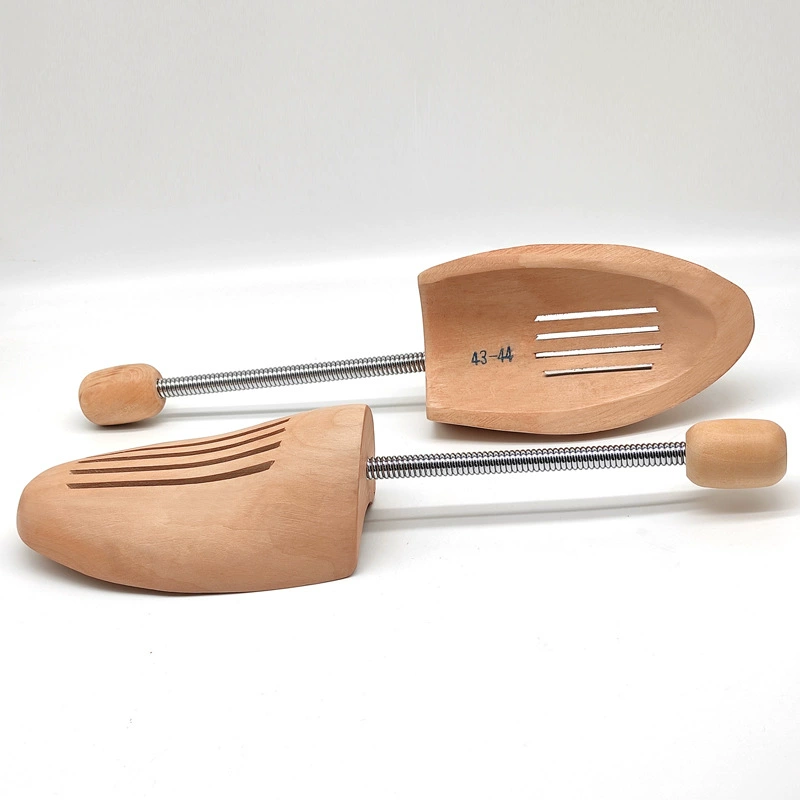 Spring Wooden Shoe Trees Zou Zou, Adjustable Shoe Support for Leather Shoes, EU 35–46