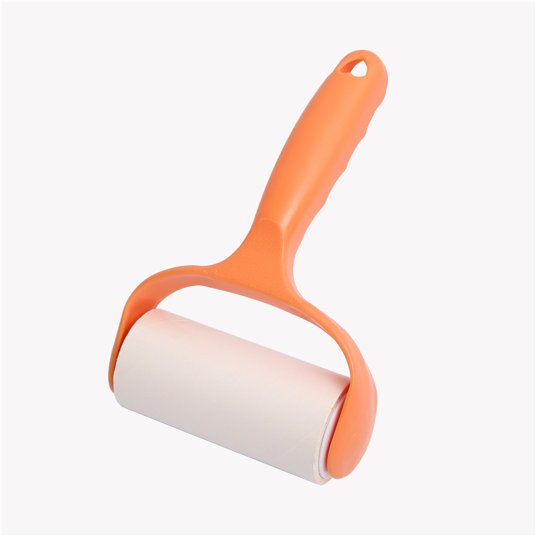 Rodillo pegajoso colector de polvo creativo lagrimeo oblicuo 10cm cepillo de rodillo ropa de papel de reemplazo de limpieza para mascotas Dispositivo de cabello pegajoso