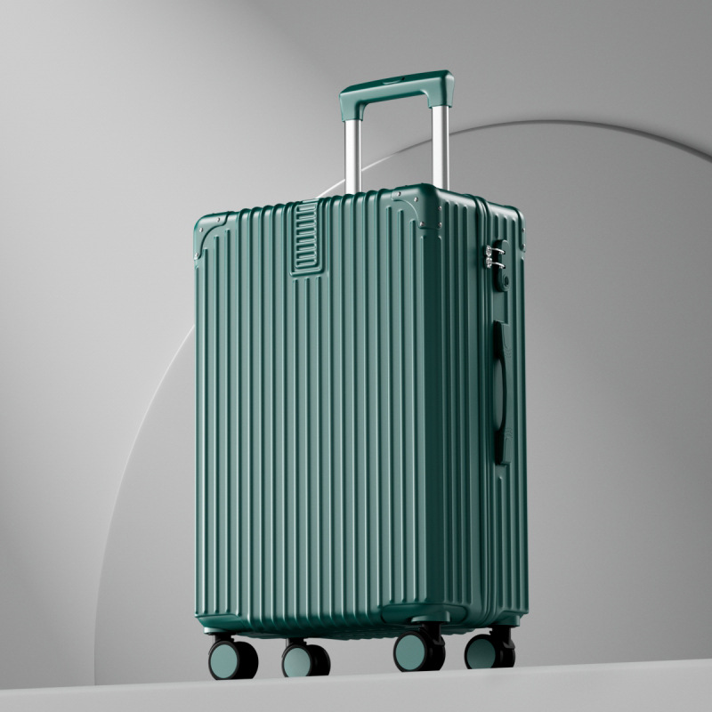 Lh607 dark green [single box classic + with compartment + five-hole reinforced silent wheel]