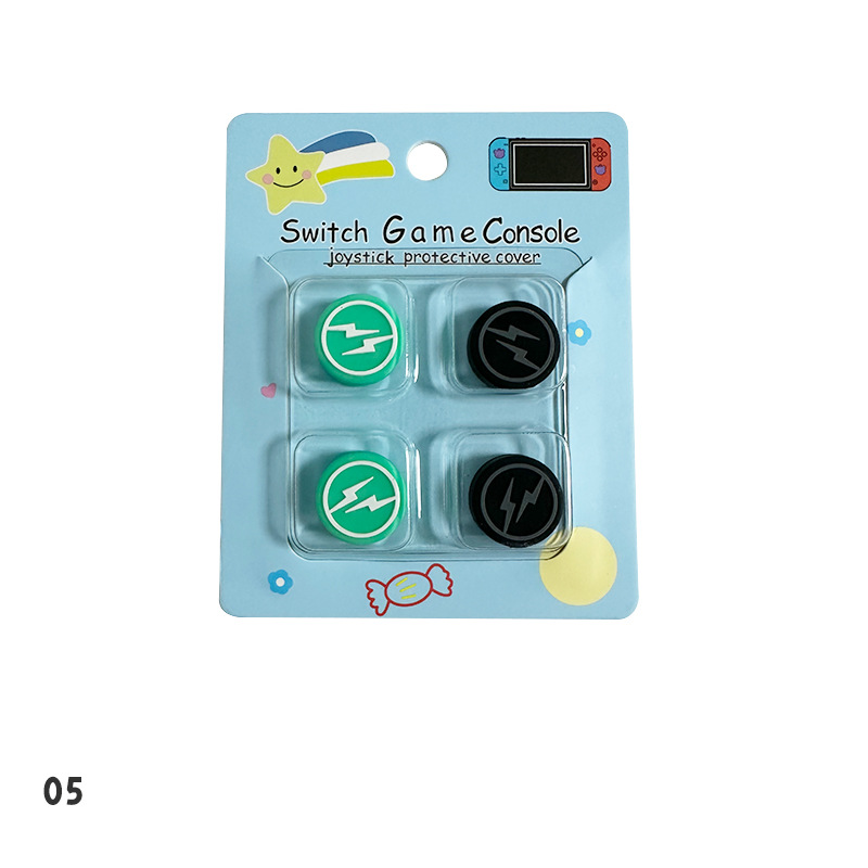 Tapa basculante de silicona de Nintendo Switch de dibujos animados NS Lite tapa basculante tapa protectora mango tapa protectora basculante