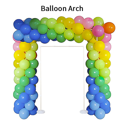 Cross-border arch set birthday party wedding decoration square balloon arch stand water bag base pillar