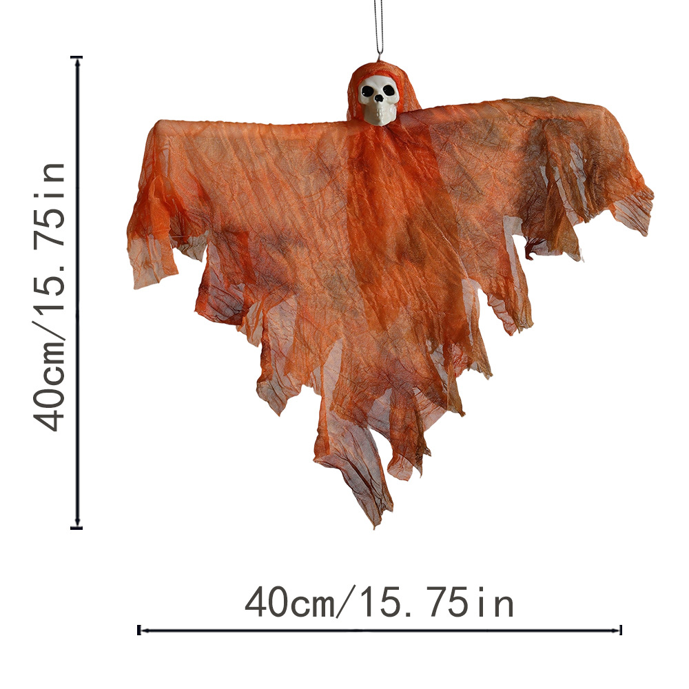 Cross-border Halloween Skull Little Hanging Ghost Color Colgante Accesorios Festival de fantasmas Bar Festival Festival Decoración de escenas de vacaciones Little Ghost al por mayor