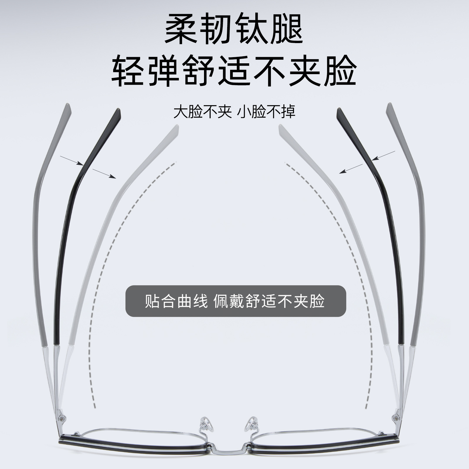 Magnético fuerte con gafas de sol polarizadas de aleación de cejas comerciales marco de gafas de sol marco de gafas al por mayor