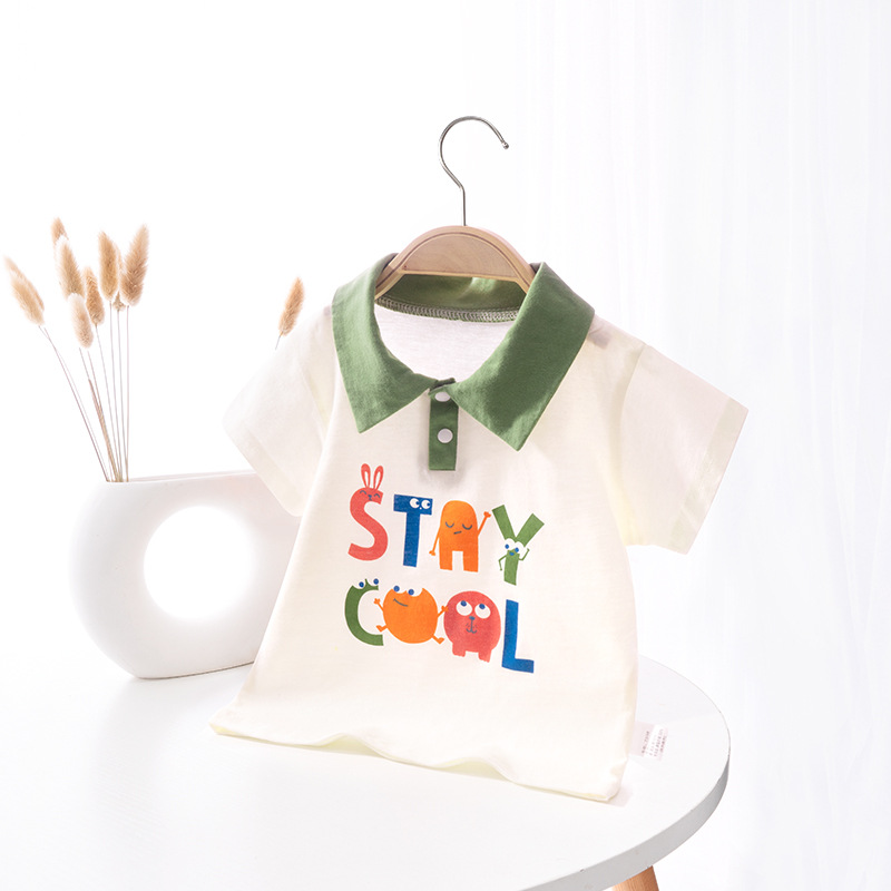 Children's thin summer short sleeve T-shirt