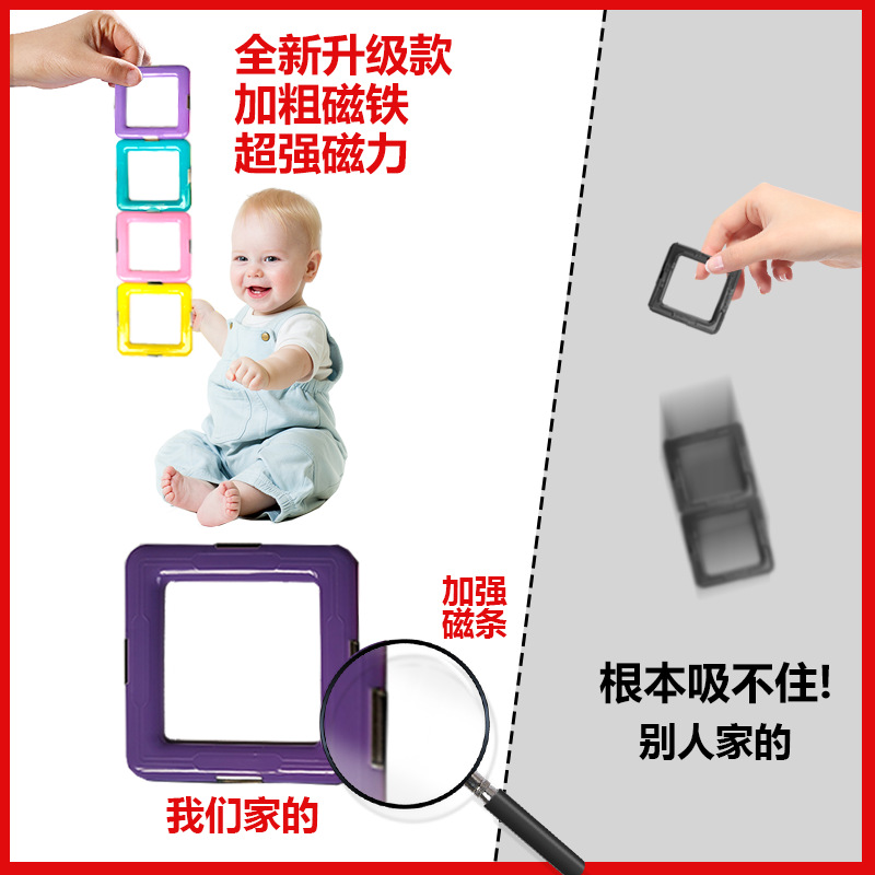 Uy er Bo Magnetic constructor, big toy, wholesale