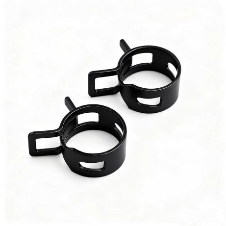 弹性卡箍板式钢皮卡簧胶油管夹卡子环喉箍夹扣金属夹软管紧固抱箍