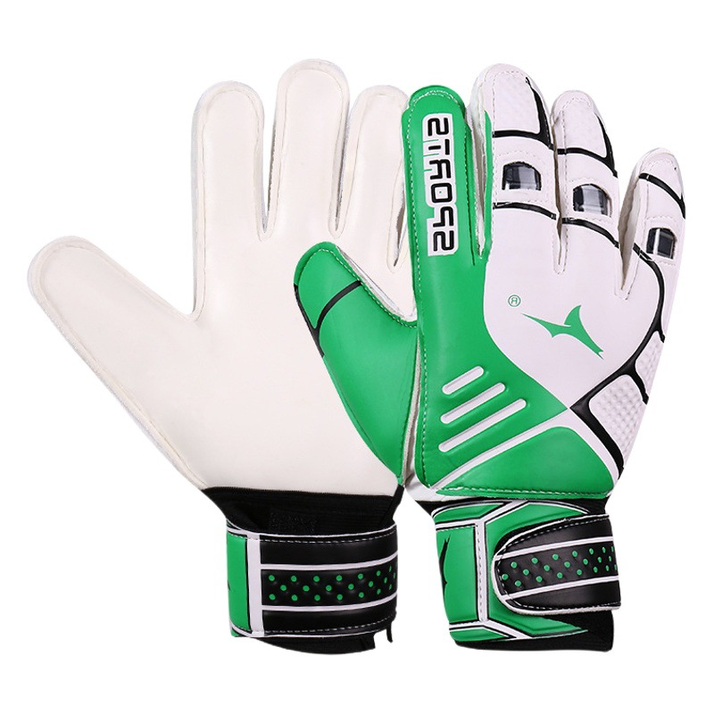 Guantes de portero de fútbol portero adulto niños profesional Escuela Primaria estudiante dedo guardia equipo antideslizante entrenamiento guantes resistentes al desgaste