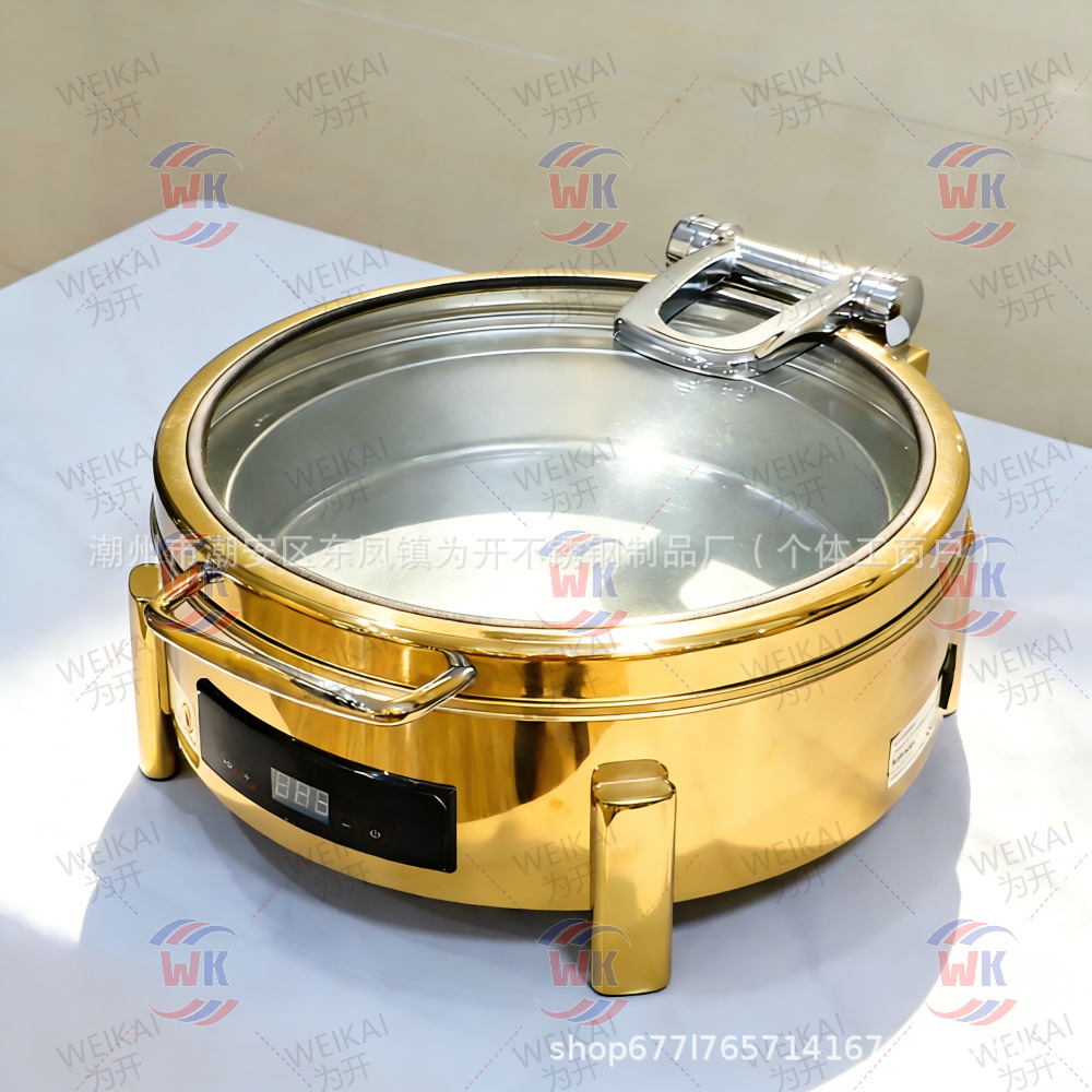 Horno de comedor inteligente de aislamiento térmico de inducción automática de acero inoxidable 304 de alta gama horno de solapa de desayuno horno de calentamiento eléctrico comercial horno de Buffy