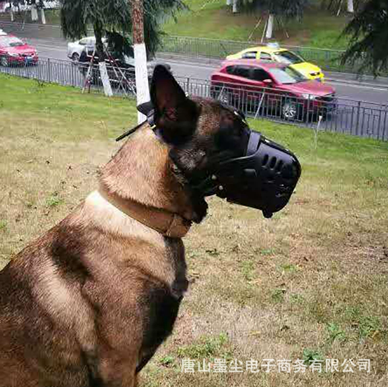 Кожаная клетка для рта с квадратным ртом из воловьей кожи с защитой от укусов и сбора, кожаная крышка для рта больших и средних собак DEMU, конная собака, маска Ровены