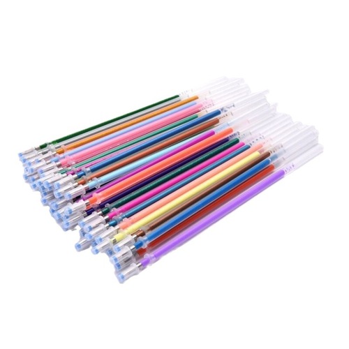 48 colors 100 colors neutral pen refills glitter fluorescent pastel metal multi-color pen refills creative DIY refill set