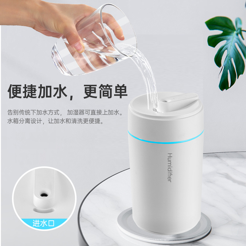 USB家用加湿器大喷雾大容量空气加湿机办公桌面臥室空調宿舍雾化