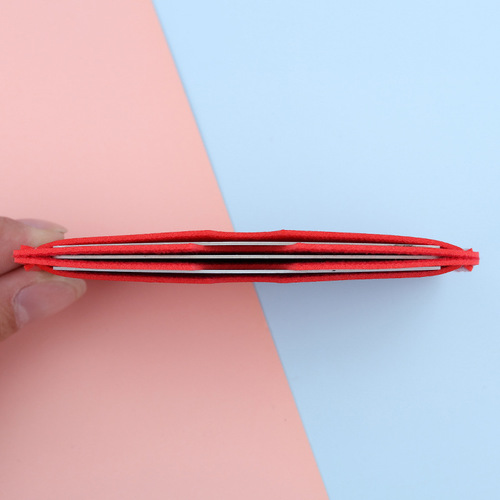 Ladies' Ultra-Thin Bank Card Holder with ID Slot, Compact 3-Card Capacity, Unisex