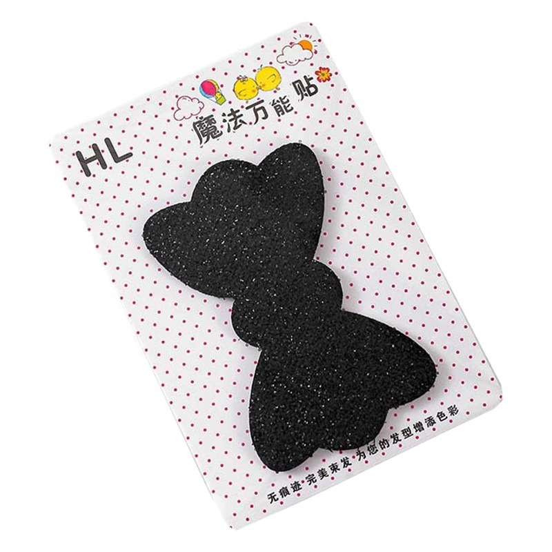 Adult broken hair posting black bangs hair Velcro ins wholesale magic stickers headdress hair accessories hair sticky women