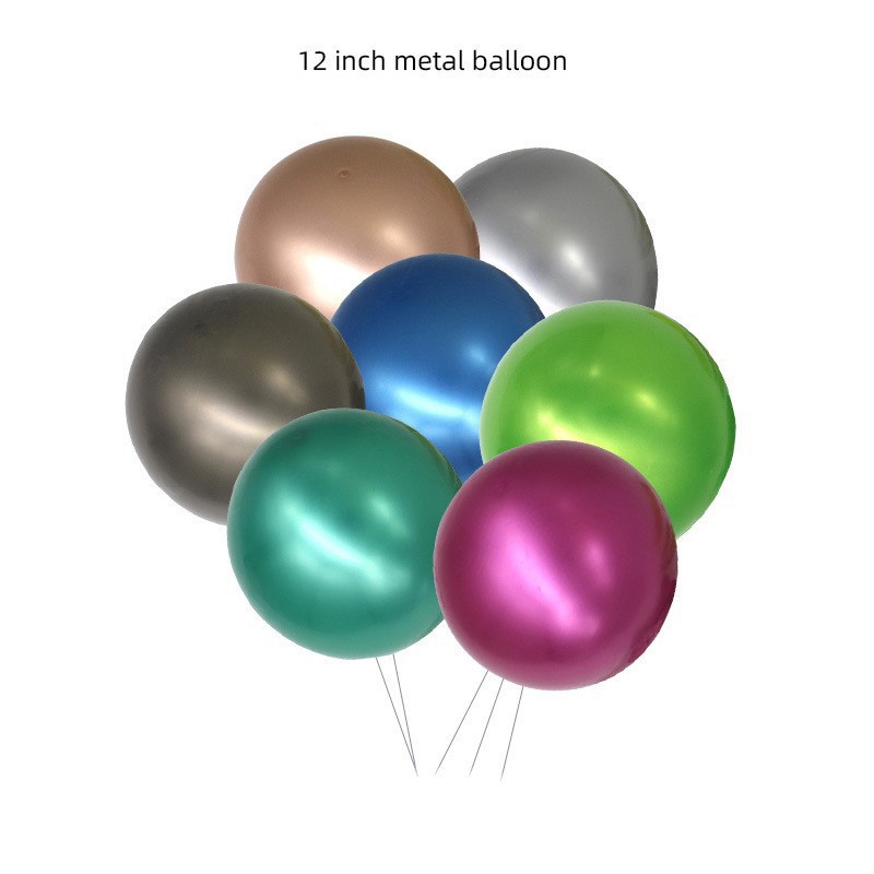 Decoración personalizada de globo mate grueso de 12 pulgadas decoración de fiesta de cumpleaños globo personalizado traje al por mayor globo transfronterizo